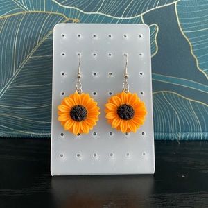 Sunflower Dangle Earrings